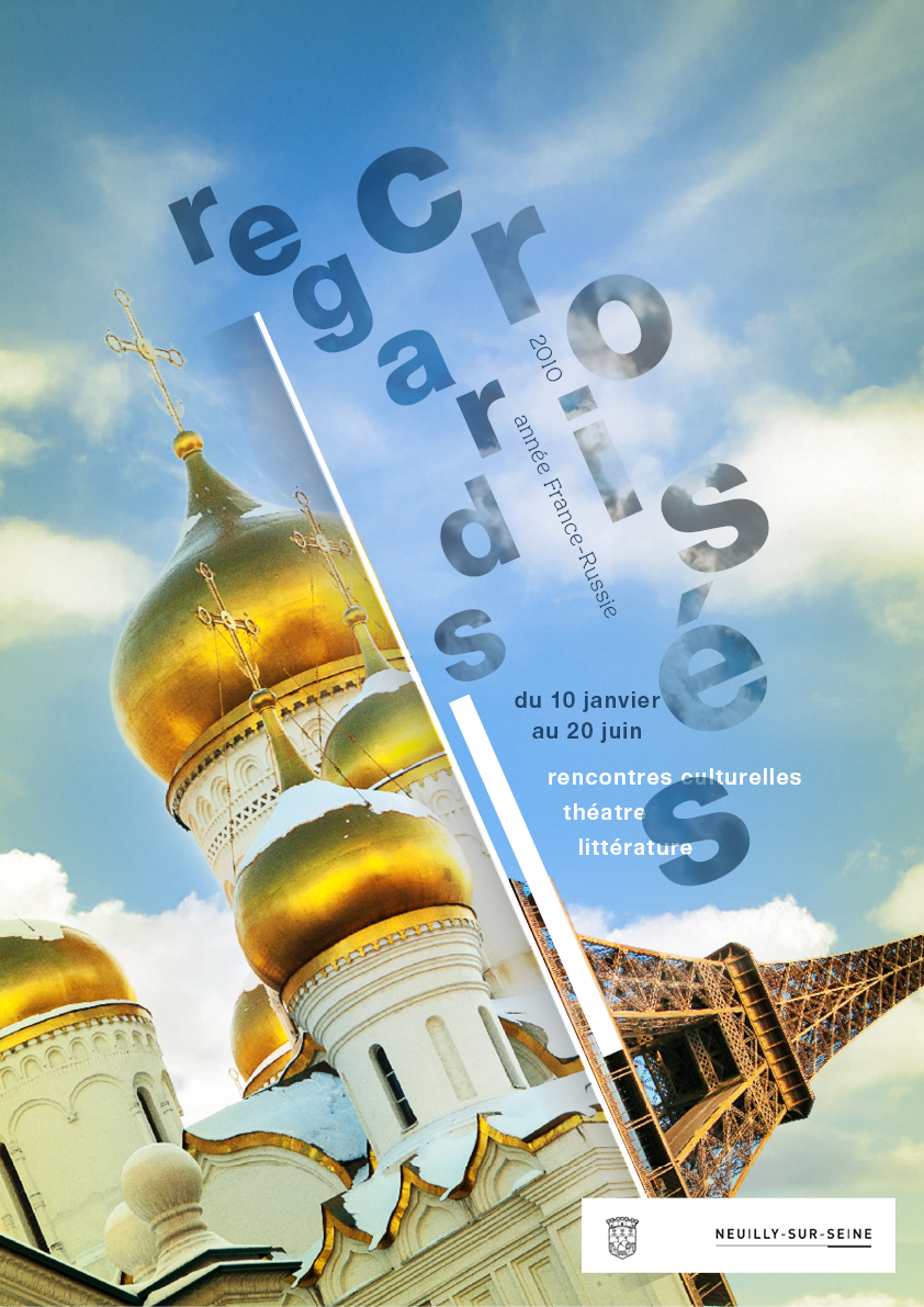 Affiche - regards croisés France-Russie - Neuilly-sur-Seine